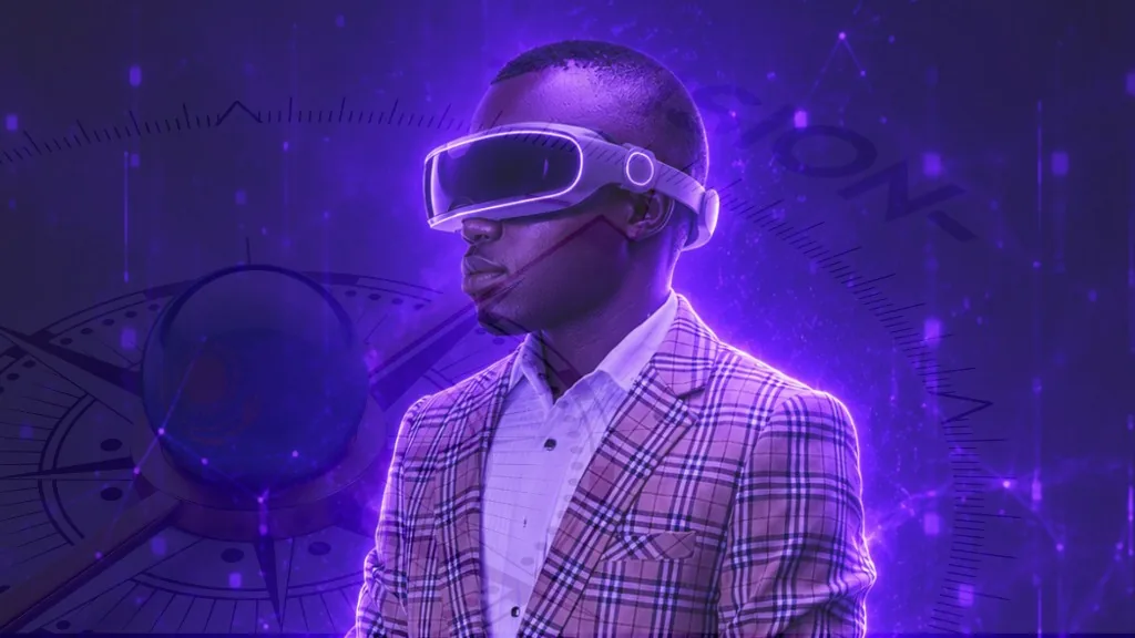 A visionary looking out over a city of opportunity